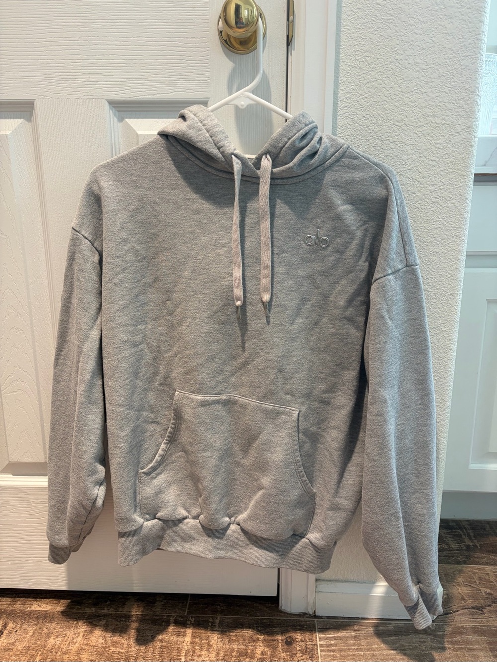 Alo accolade hoodie xs gray